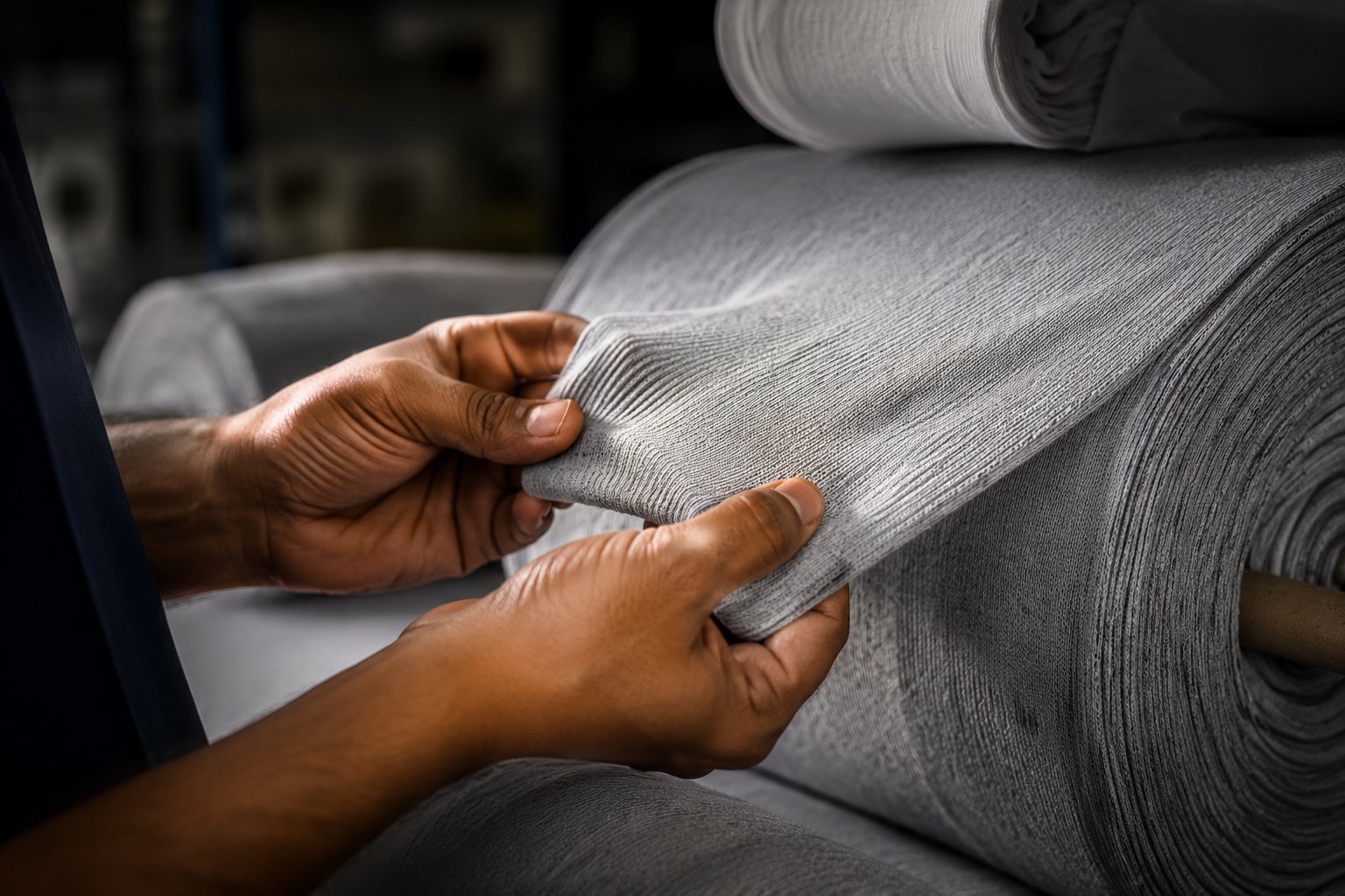 Quality inspection of fabric for private label innerwear manufacturing